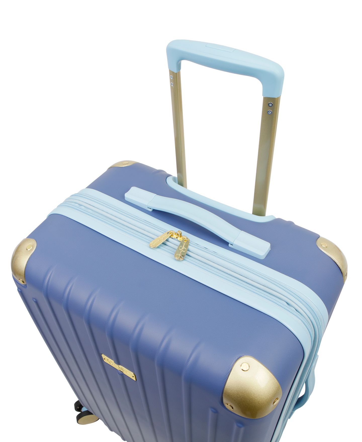 Чемоданы Jessica Simpson Sag Harbor 3 Piece Hardside Spinner Luggage Set, цвет: Синий — фото 28