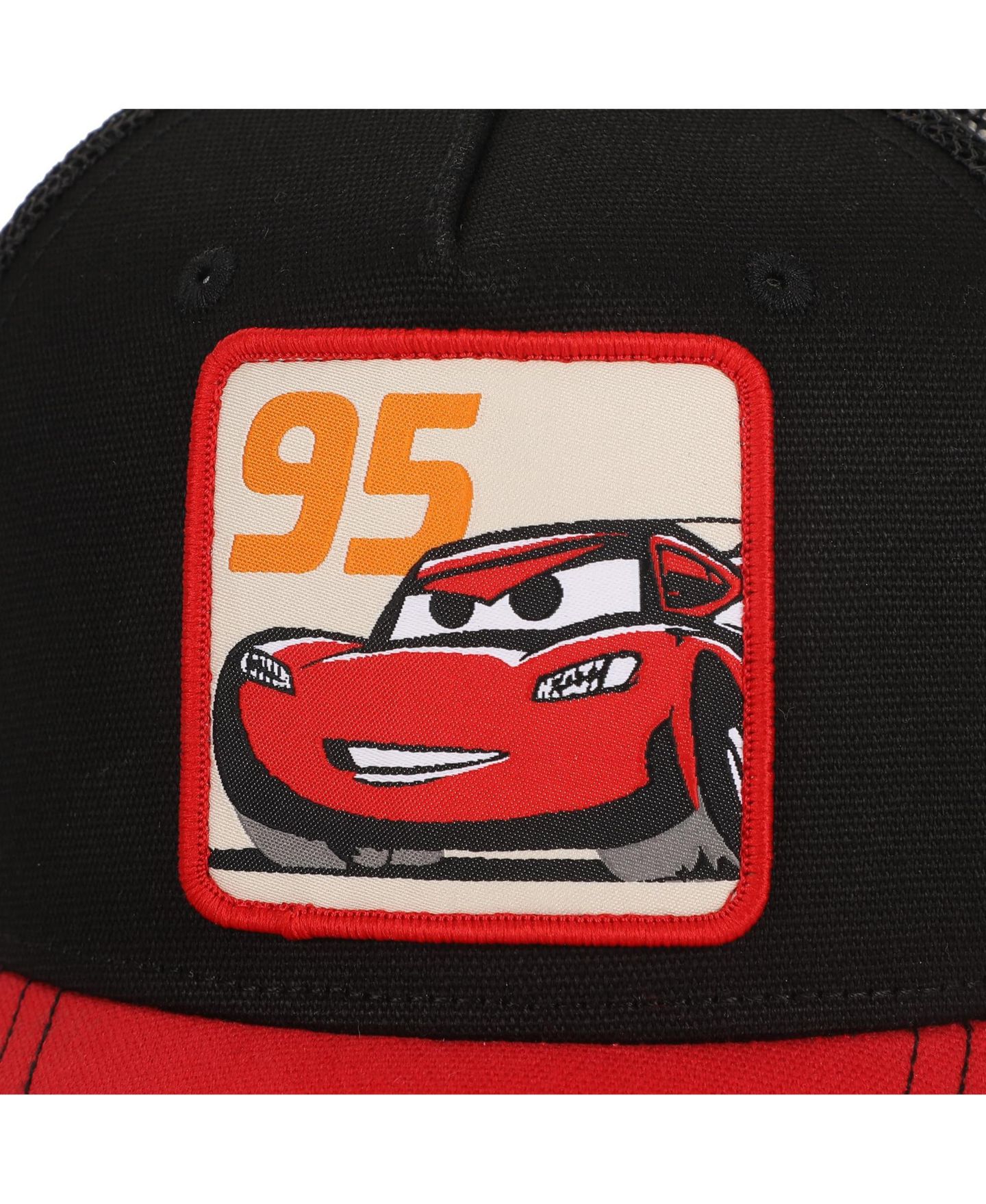 Мужская кепка Cars Mcqueen Woven Patch Canvas And Mesh B5 Trucker, цвет: Чёрный — фото 8