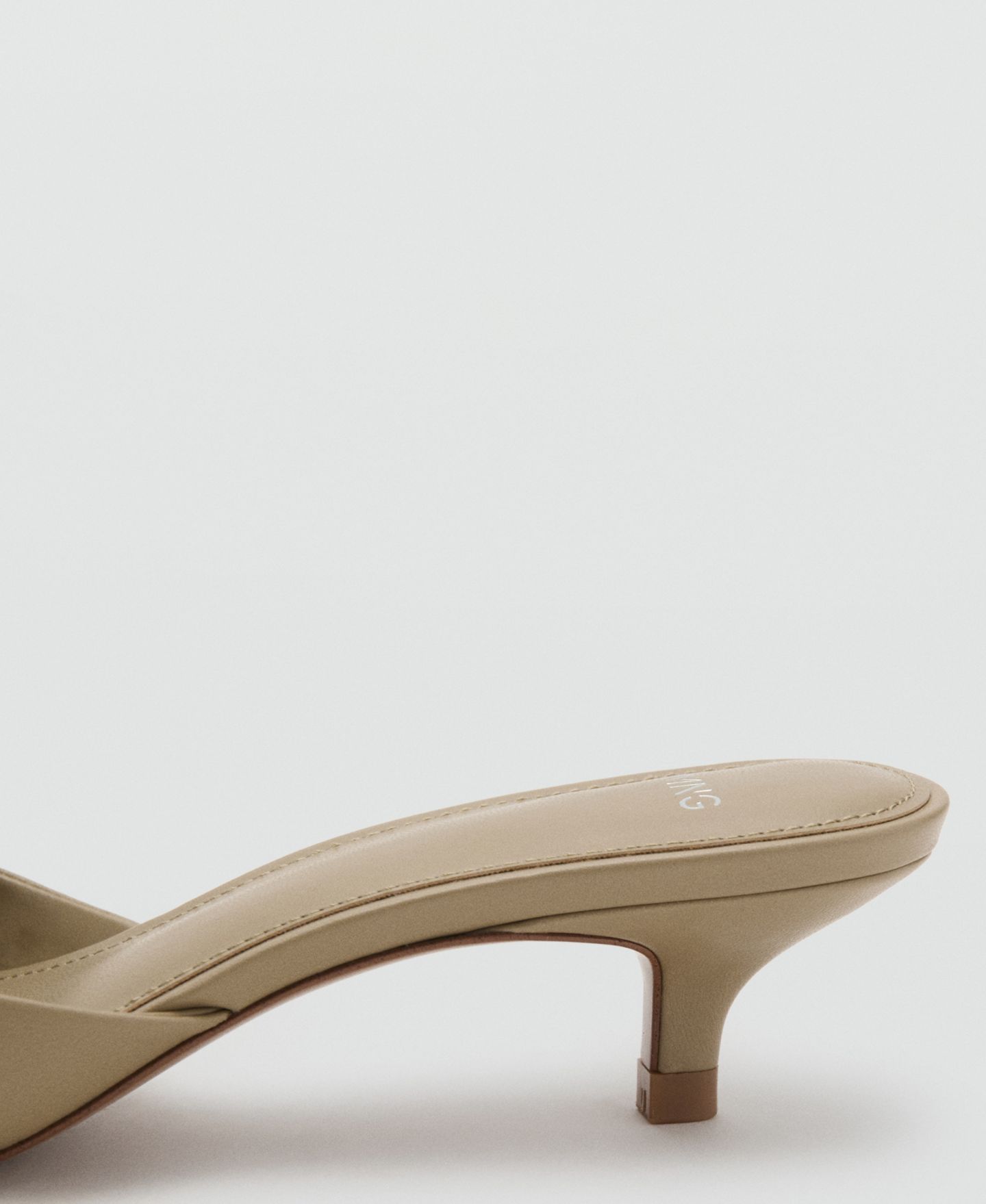 Обувь Mango Women's Bow Heeled Leather, цвет: Экрю — фото 2
