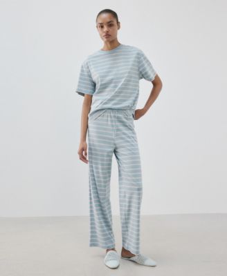 Women's Cotton Striped Pajama Pants