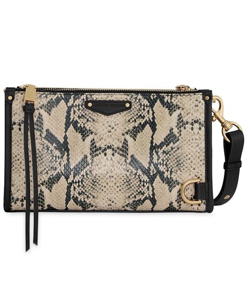 Женская маленькая сумка через плечо Rebecca Minkoff Mab Snake, цвет: Змеиный