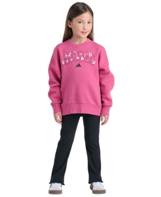 Girls' 2T-6X Long-Sleeve Sweatshirt and Pants, 2-Piece Set