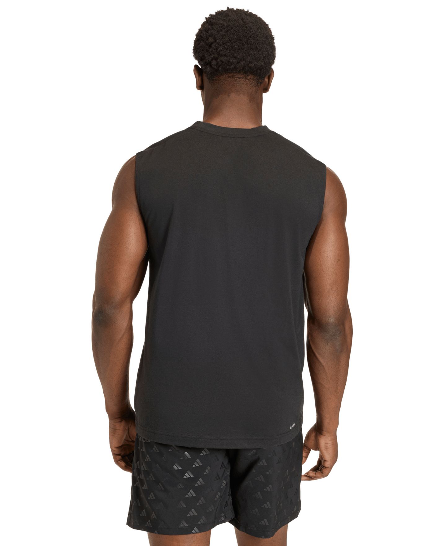 Мужской топ adidas Workout Essentials Feelready Tank Top, цвет: Чёрный — фото 3