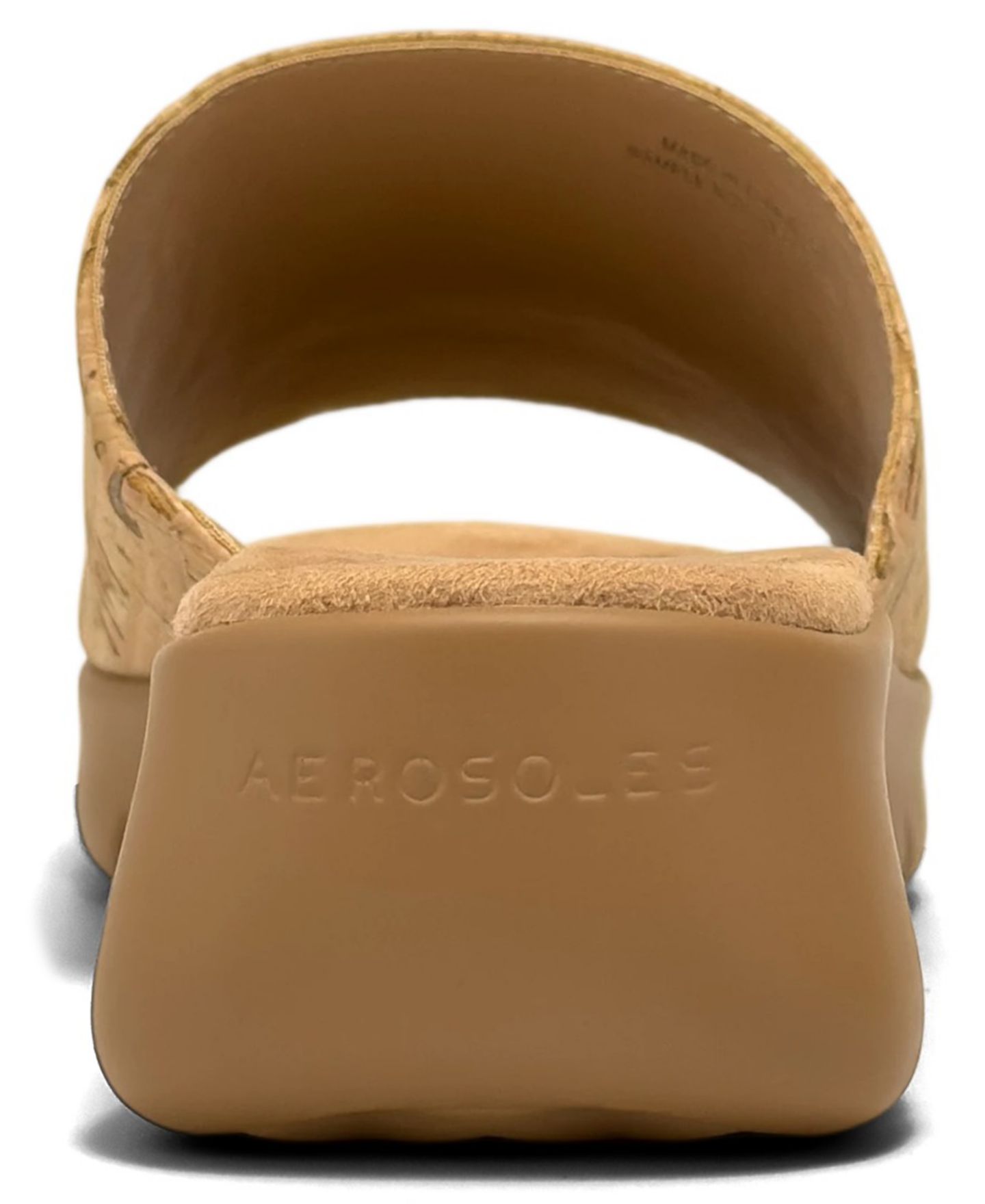 Женские сандалии Aerosoles Nora Wedge Slide, цвет: Натуральный — фото 3