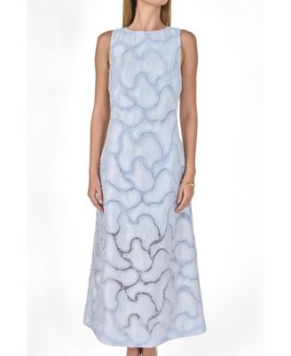 Women's Beaded Embellishment Midi Dress