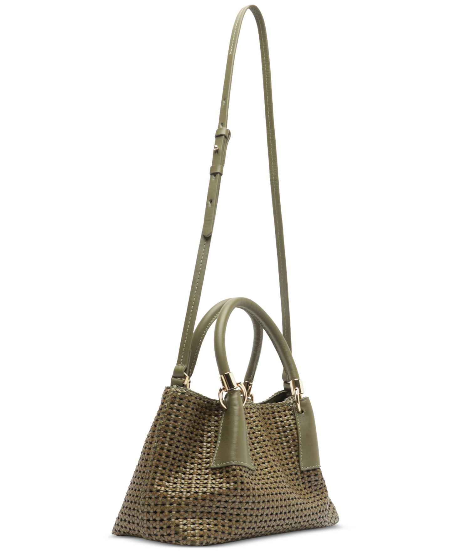 Женская сумка Arezzo Eva Medium Tote Handbag, цвет: Зелёный — фото 3