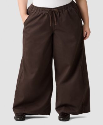 Plus Essential Wide-Leg Pants
