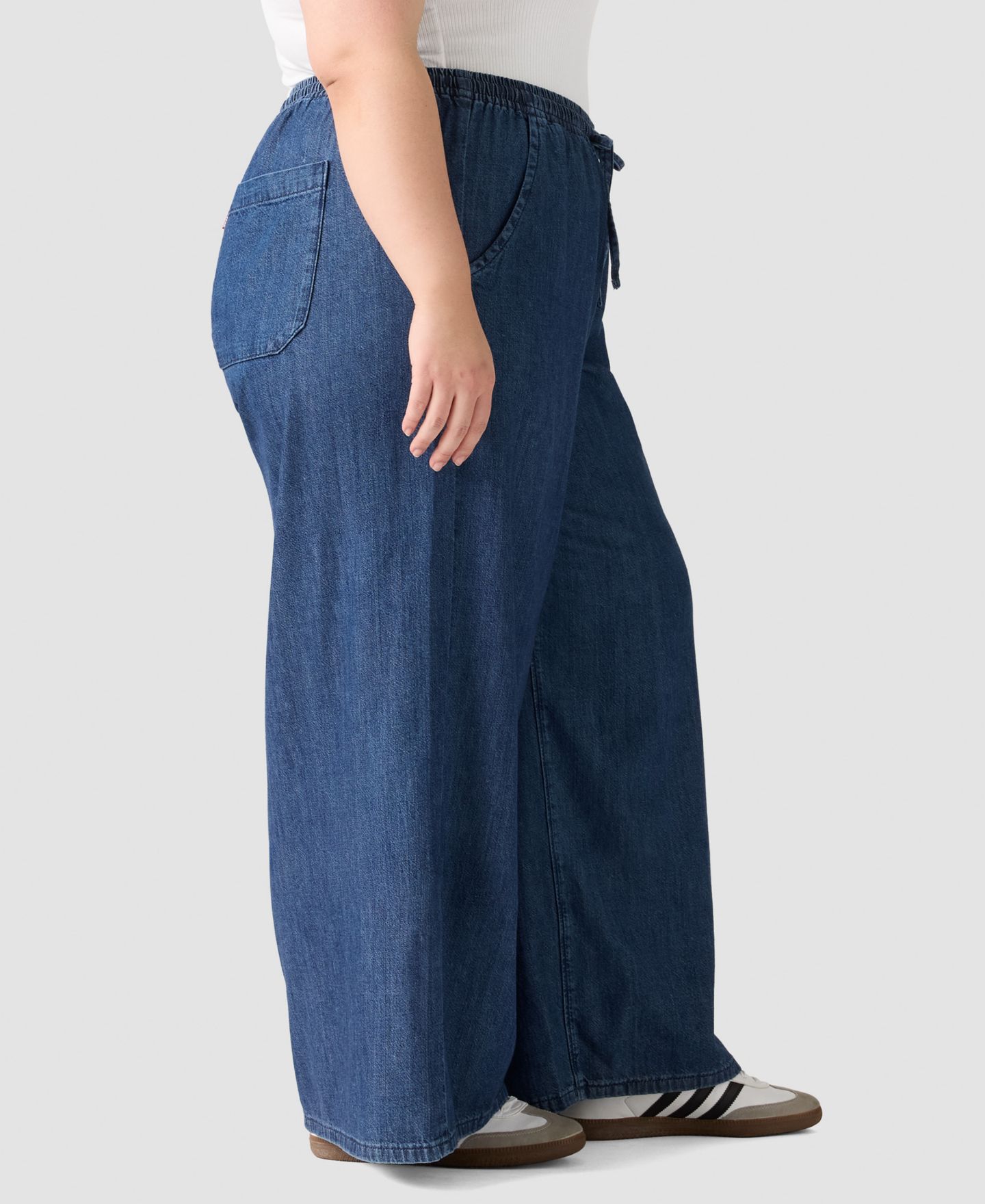 Женские брюки Levi's Plus Essential Wide-Leg, цвет: Bon Voyage — фото 2