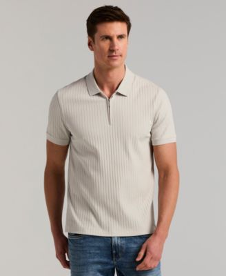 Men's Quarter-Zip Polo Shirt