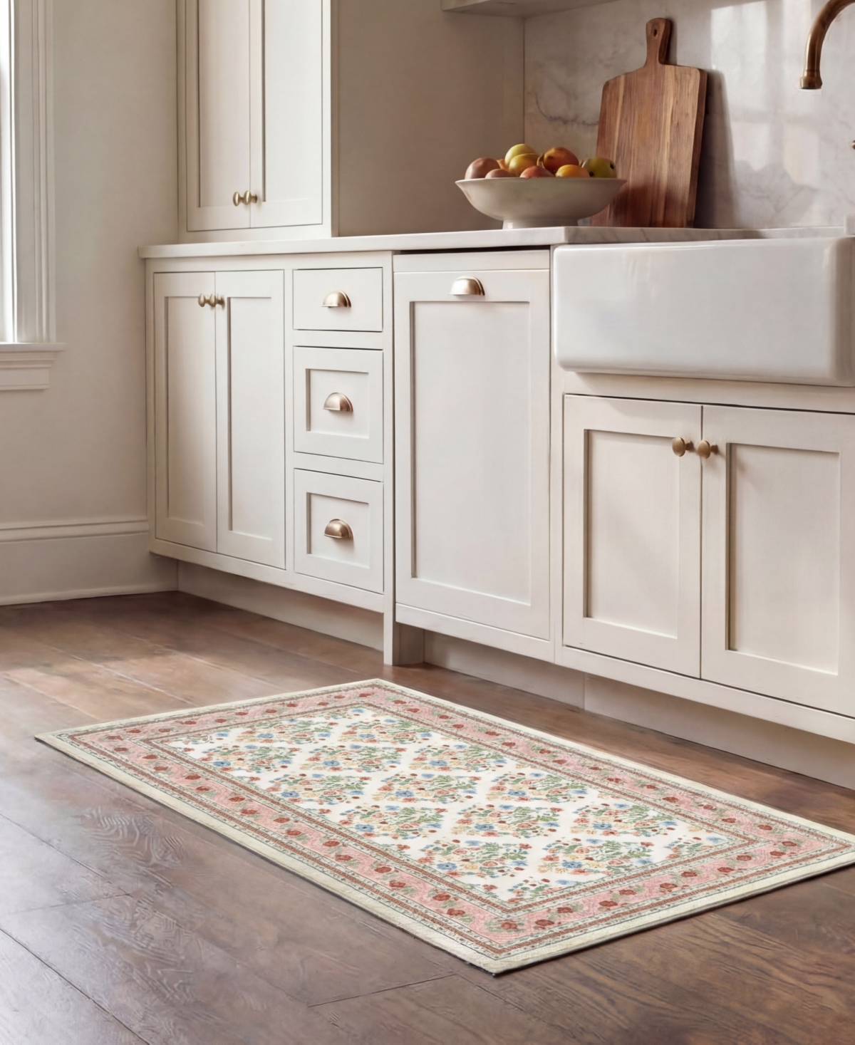 Laura Ashley Printed Chenille Deaney Accent Rug, 20"x 32"