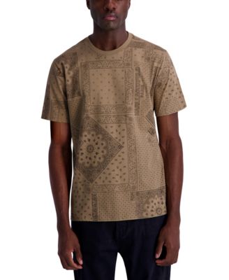 Men's Short-Sleeve Bandana Print T-Shirt