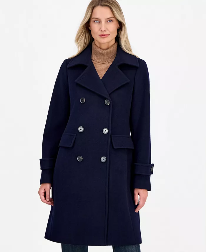 Women's Double-Breasted Coat, Created for Macy's - thumbnail 9