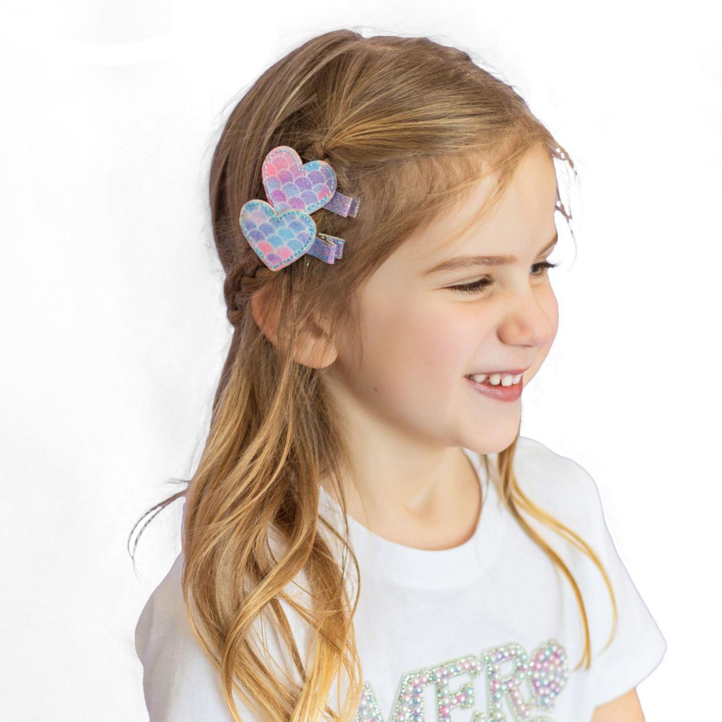 Аксессуары для волос Sweet Wink Mermaid Heart Clip Set для девочек, цвет: Разноцветный — фото 3
