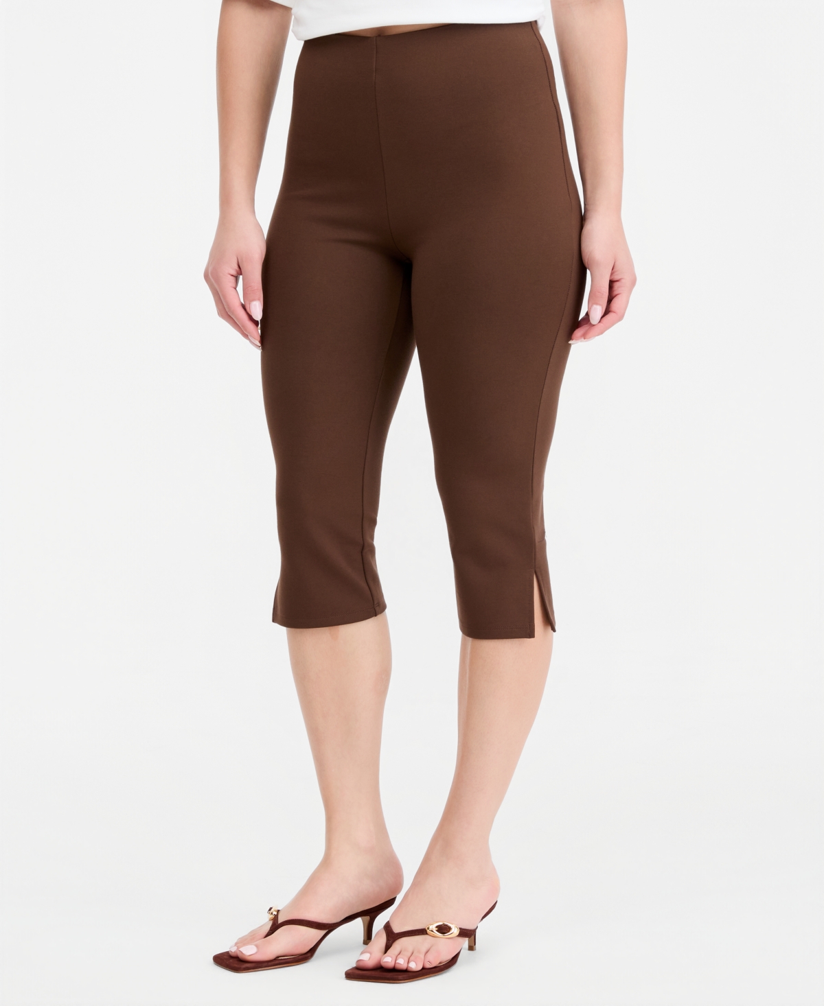 Bar Iii Women's Pull-On Capri Pants, Macy's Exclusive