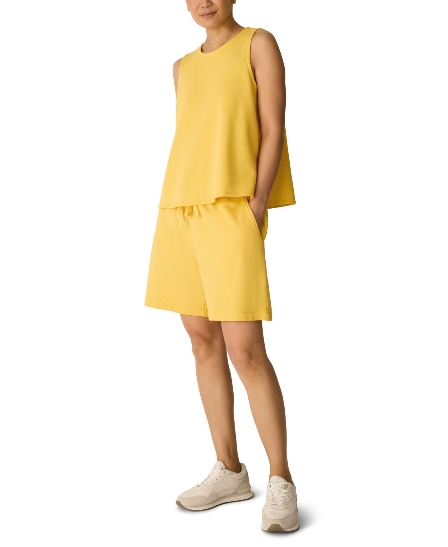 Женские шорты Eileen Fisher Relaxed-Fit Walking Shorts, Regular And Plus Size, цвет: Solei — фото 2