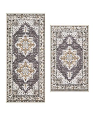 Imagine Printed Chenille 2-Pc. Runner Rug Set