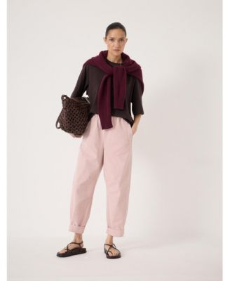 Women's Jack Barrel Leg Pull On Trouser