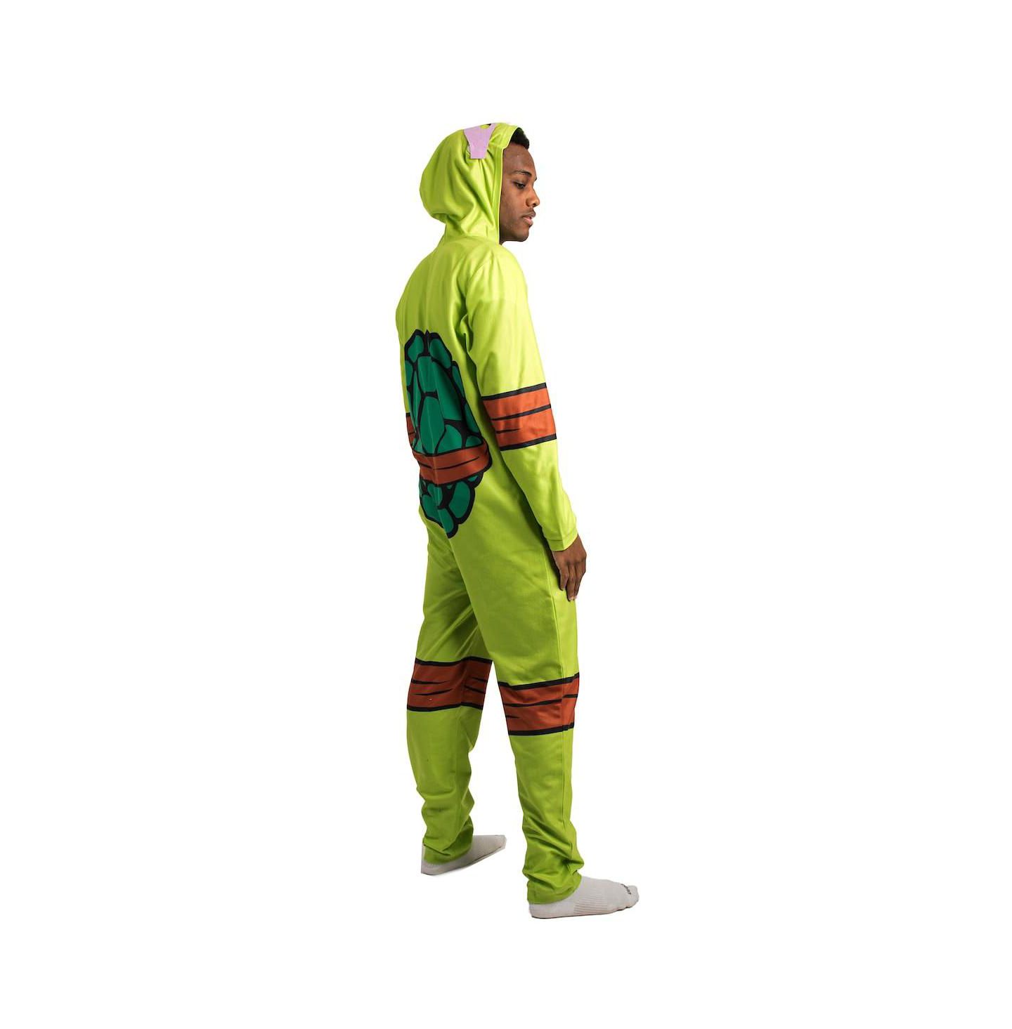 Детские игрушки Teenage Mutant Ninja Turtles Hooded Cosplay Footed Coveralls, 1-Piece, цвет: Зелёный — фото 4