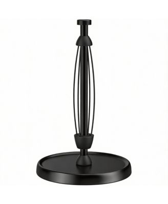 One-Hand Tear Paper Towel Holder, Stainless Steel, Weighted Base