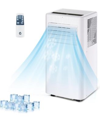 10,000 BTU Portable Standing 3-in-1 AC with Remote, LED Display, Sleep Mode and Vent Kit for Up to 560 Sq. Ft