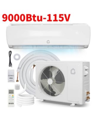 19 SEER2 9000 BTU Ductless Inverter Mini Split Air Conditioner Cools Room Up to 450 Sq. Ft. 115 V