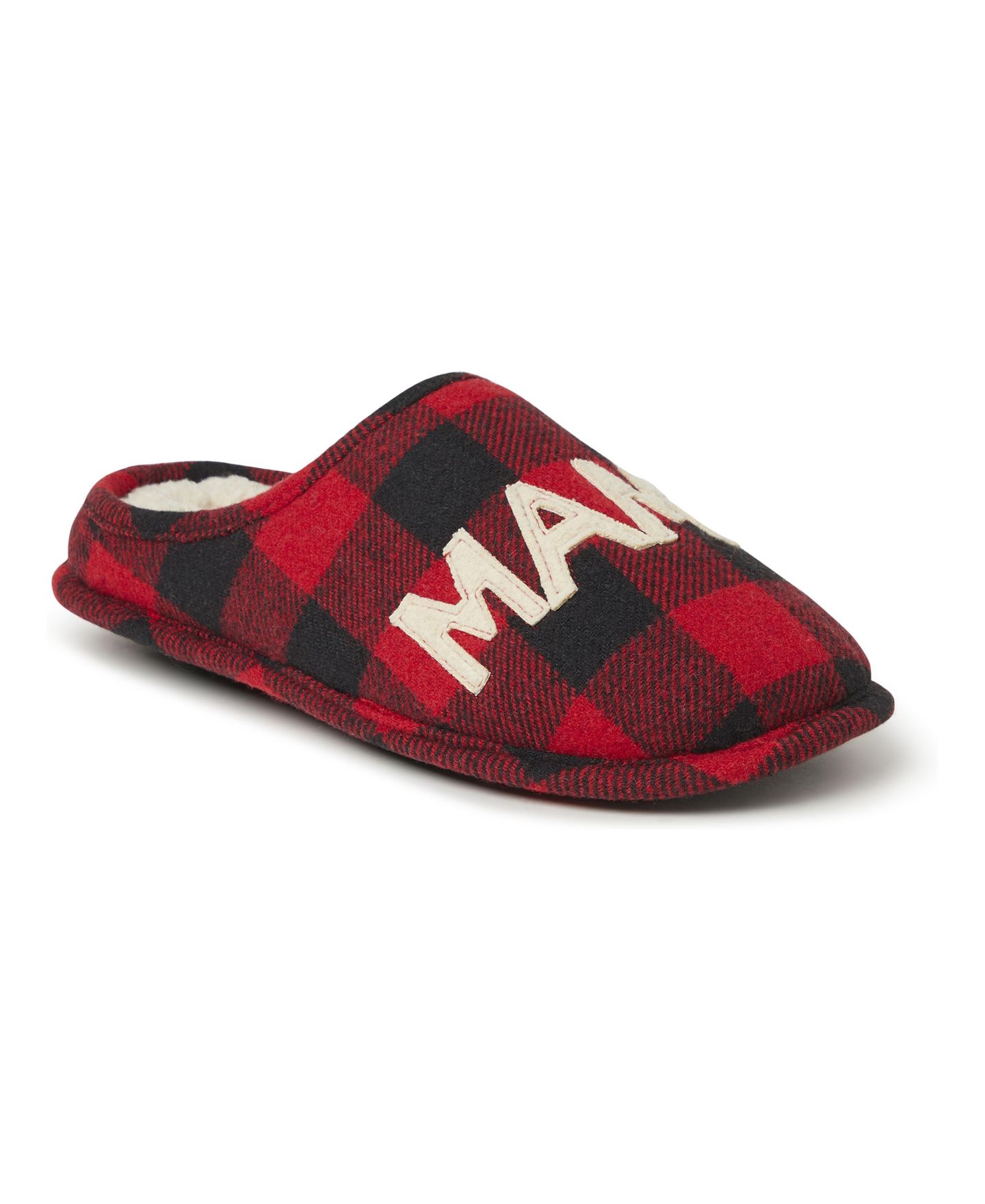 Женские сабо Dearfoams Buffalo Check Mama Bear Mom Clog House Slipper, цвет: Красный клетчатый — фото 4