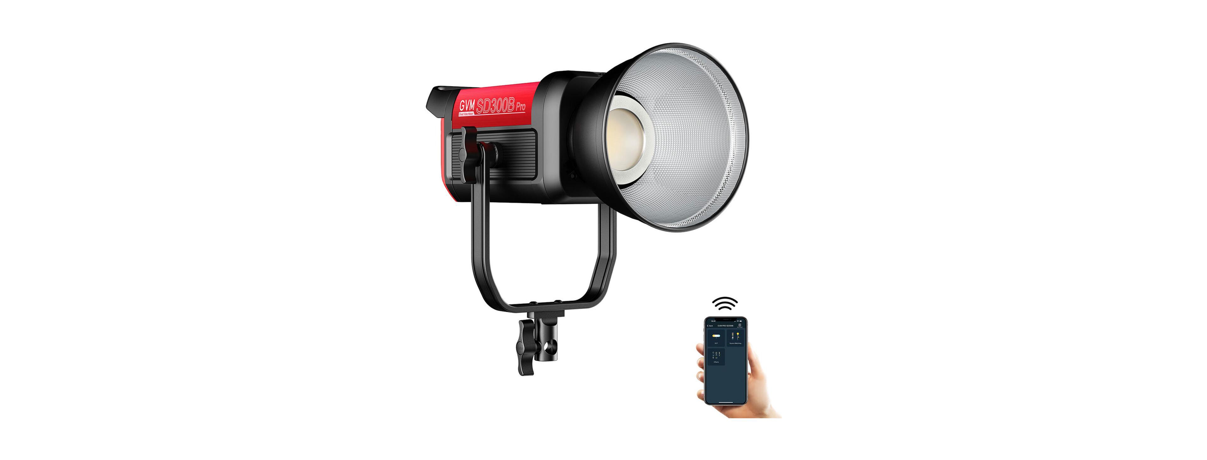 Gvm Pro SD300B 300W Bi-Color Led Video Cob Spotlight