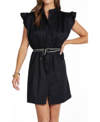 Women's BISHOP + YOUNG Mallorca Flutter Sleeve Dress