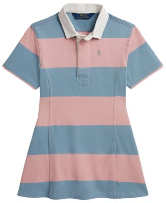 Girls' 2T-6X Short-Sleeve Rugby Dress