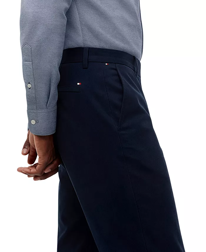 Men's Denton Straight-Fit Knit Tech Chino Pants - thumbnail 6