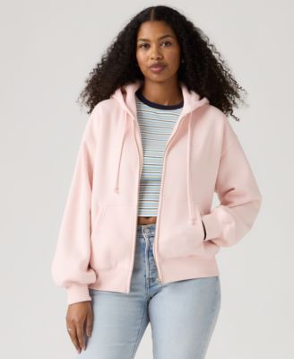 Plus Size Long-Sleeve Full-Zip Hoodie