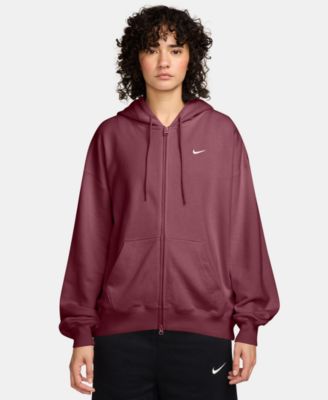 Women's Studio Fleece Light Weight Oversized Full-Zip Hoodie