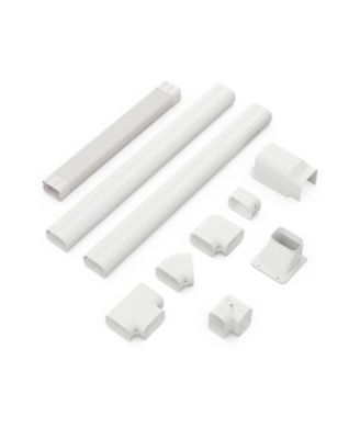 Gouun 4 Inches W Mini Decorative Pvc Slim Line Cover Kit - White 102$