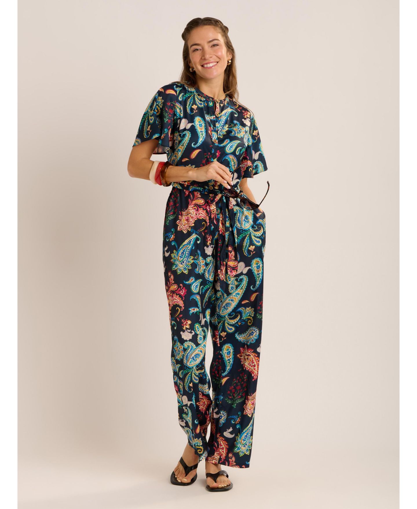 Женский комбинезон Brakeburn Olivia Jumpsuit, цвет: Тёмно-синий — фото 7