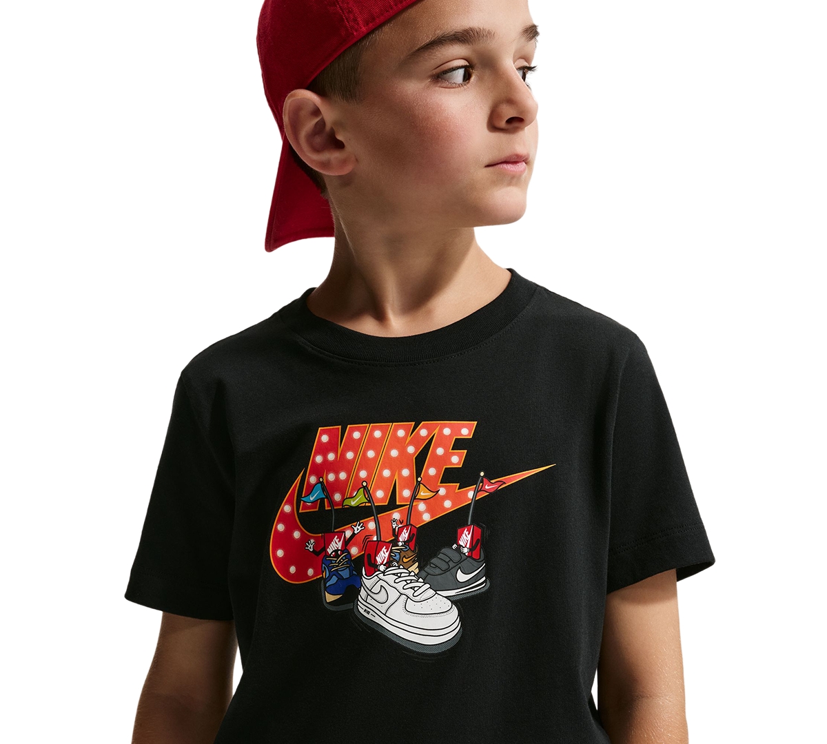 Nike Girls' 7-16 Short Sleeve Graphic T-Shirt