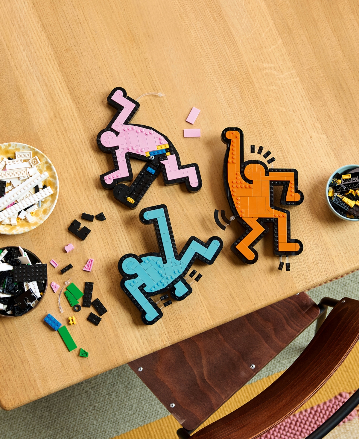 Lego Art Keith Haring Dancing Figure Toys 31216