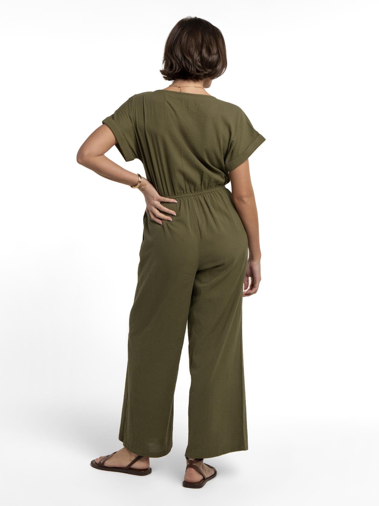 Женский комбинезон Brakeburn Ada Jumpsuit, цвет: Хаки — фото 3