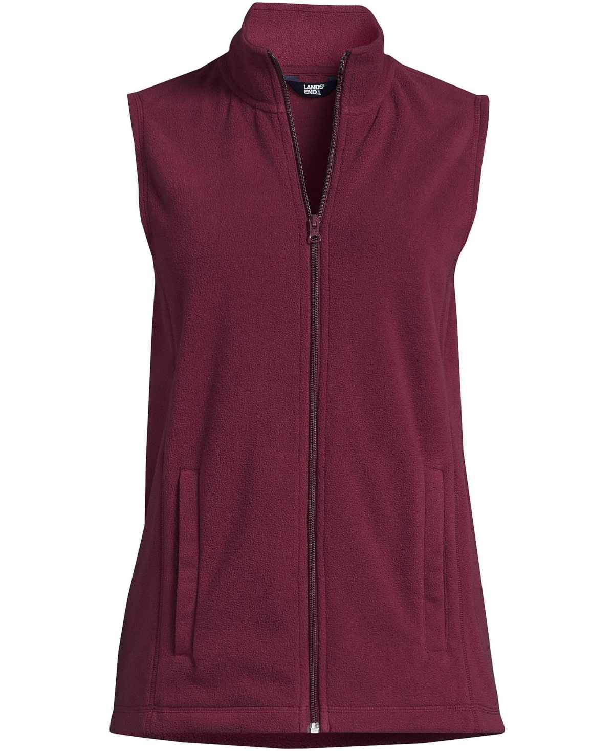 Lands' End Women's Lightweight Fleece Vest Jackets