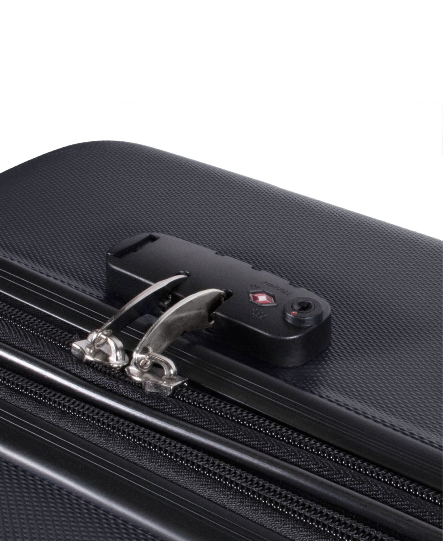 Чемоданы American Green Travel Denali S. 3-Pc. Anti-theft Hardside Luggage Set, цвет: Чёрный — фото 7