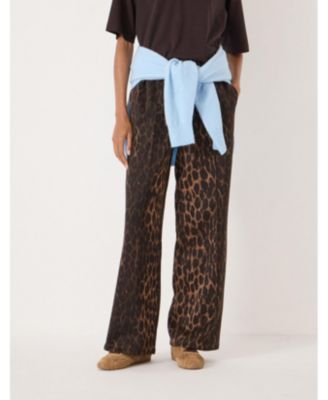 Women's Harison Animal Print Side Stripe Joggers