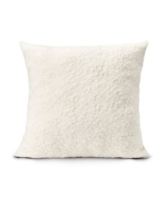 HGTV Curlicue Faux Fur Decorative Pillow, 26" x 26"