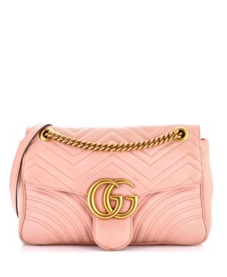 Medium GG Marmont Flap Bag Matelasse Leather