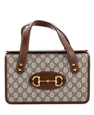 Small Horsebit 1955 Boston Bag GG Coated Canvas