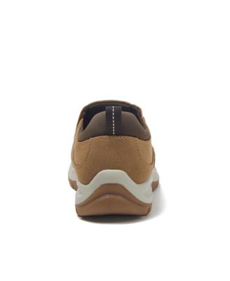 Lands\' End Mens Slip On Shoes Loafers All Weather Suede leather Tan Taupe Sz 12D Lands main image 3