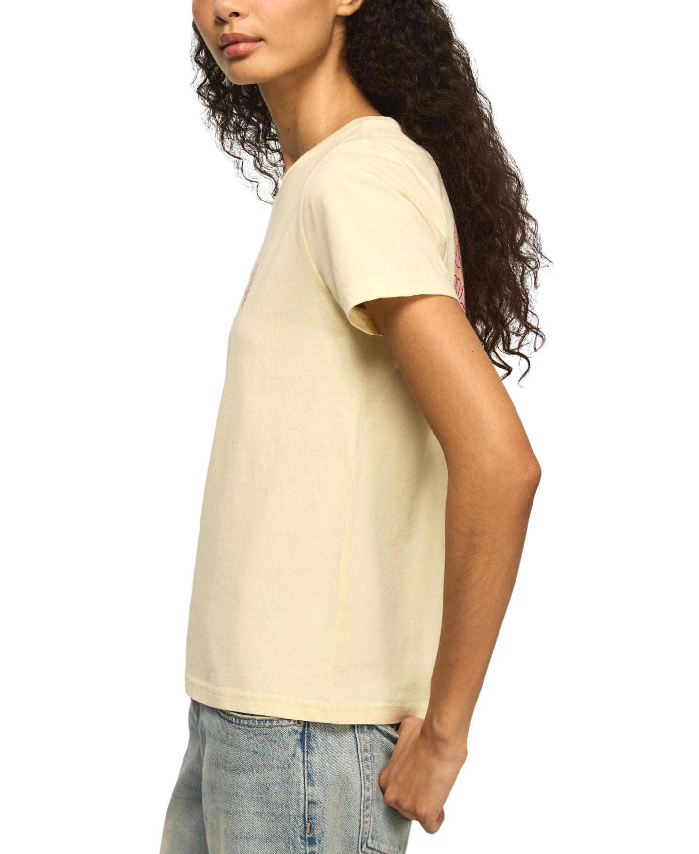Женская футболка Lucky Brand Crewneck Embroidered, цвет: Ангора — фото 2