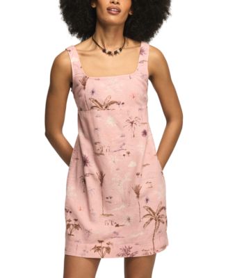 Women's Printed Square Neck Mini Dress
