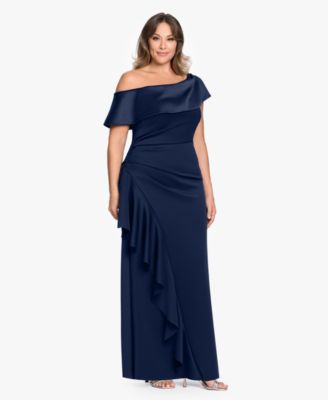 frill asymmetric dress Arrabel Tiered Ruffle Midi Blue L this dress has frill allblackfri202530off Color:Burnt-Orange Midi Dress Formal Wedding