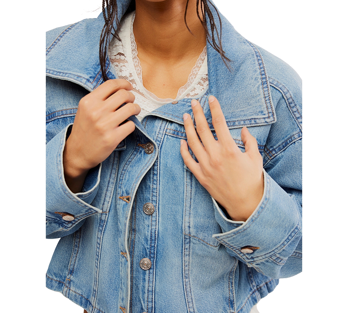 Free People Women's Cotton Side To Jacket