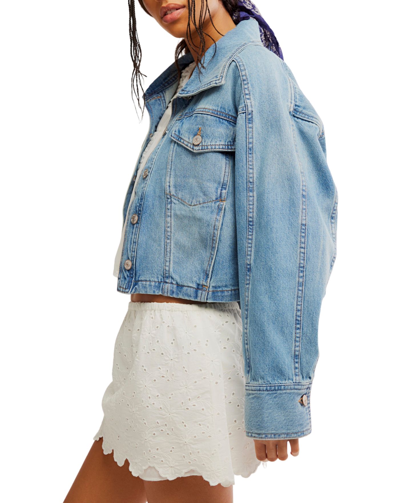 Женская куртка Free People Cotton Side To Side, цвет: Варёный — фото 4
