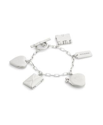 Silver Runway Mixed Charm Bracelet